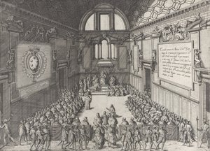 Audienz von Papst Pius V. für Cosimo I., Herzog der Toskana, 1575-99
