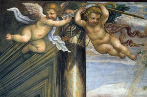 Die Hochzeit von Alexander dem Großen und Roxanne (Detail) von Giovanni Antonio Bazzi Sodoma