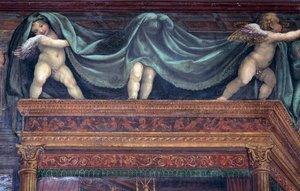 Die Hochzeit von Alexander dem Großen und Roxanne (Detail) von Giovanni Antonio Bazzi Sodoma