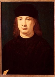 Porträt des italienischen Dichters Girolamo Casio (ca. 1500-1520) von Giovanni Antonio Boltraffio
