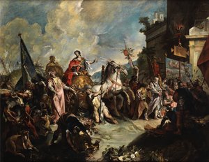 Triumphzug des Scipio von Giovanni Antonio Guardi