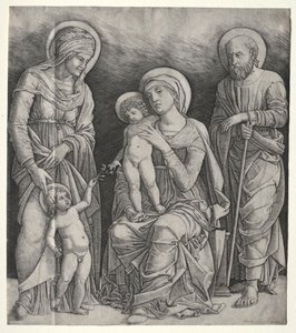 Heilige Familie mit der heiligen Elisabeth und dem kleinen Johannes dem Täufer