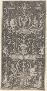 Ornamenttafel mit der Inschrift "Victoria Augusta"