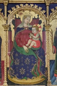 Madonna mit Kind unter den Heiligen Hieronymus und Benedikt