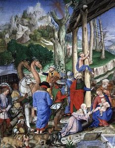 Die Anbetung der Könige von Giovanni B. Castello