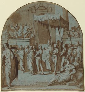 Der Einzug des Heiligen Antoninus in Florenz von Giovanni Balducci