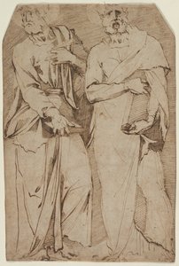 Zwei stehende Heilige, 1563-1572