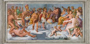 Die Versammlung der Götter, ca. 1560 von Giovanni Battista Castello