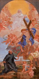 Die Vision des Heiligen Ignatius von Giovanni Battista (1639 1709) Gaulli