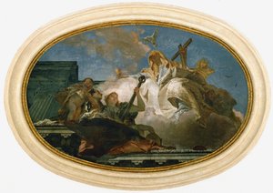Allegorie von Spes, Fides, Caritas von Giovanni Battista (1696-1770) Tiepolo