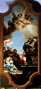 Errichtung einer Statue zu Ehren des Kaisers von Giovanni Battista Tiepolo