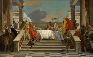 Das Bankett von Kleopatra und Antonius