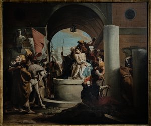 Kopie der Krönung mit Dornen, Mitte des 18. Jahrhunderts von Giovanni Battista (1696 1770) (workshop of) Tiepolo