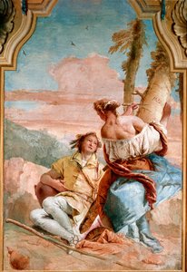 Angelique und Medor - Illustration für „Der rasende Roland“