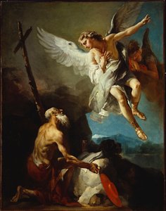 Die Vision des heiligen Hieronymus von Giovanni Battista Tiepolo