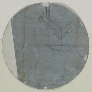 Architektonische Skizze verso, zweite Hälfte des 17. Jahrhunderts von Giovanni Battista Benaschi