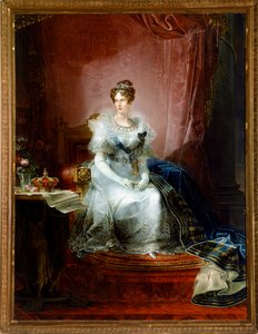 Porträt von Marie Louise von Habsburg-Lothringen, Kaiserin von Frankreich von Giovanni Battista Borghesi