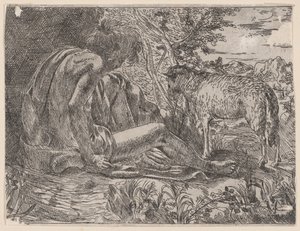 Johannes der Täufer mit einem Lamm, 1600-35