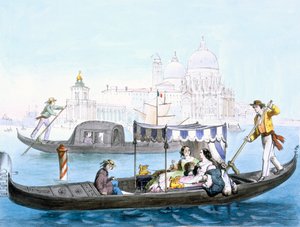 Venezianische Gondel von Giovanni Battista Cecchini