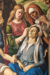 Beweinung Christi (Detail) von Giovanni Battista Cima da Conegliano