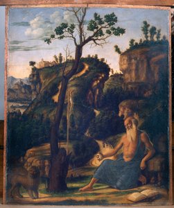 Der heilige Hieronymus in der Wüste, 1493-94