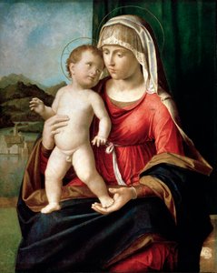 Jungfrau und Kind, zwischen 1496 und 1499 von Giovanni Battista Cima da Conegliano