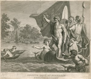 Regatta-Ball in den Ranelagh Gardens, Millbank, London, 23. Juni 1775