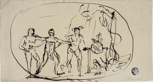 Drei Figuren von Giovanni Battista Cipriani