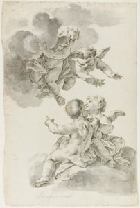 Vier Putti von Giovanni Battista Gaulli