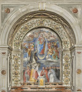 Unsere Liebe Frau vom Rosenkranz, ca. 1615 von Giovanni Battista Maganza