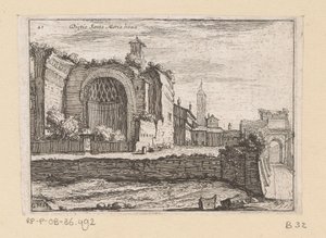 Reste des Tempels von Venus und Roma in Rom