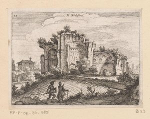 Ruine in einer Landschaft