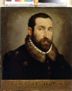 Porträt eines Mannes von Giovanni Battista Moroni