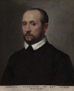 Porträt von Vincenzo Guarignoni, um 1572 von Giovanni Battista Moroni