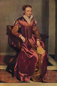 Porträt einer Dame La Dama in Rosso, ca. 1556