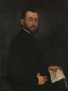 Porträt eines Mannes von Giovanni Battista Moroni