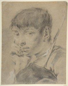 Junge mit einem Stab von Giovanni Battista Piazzetta