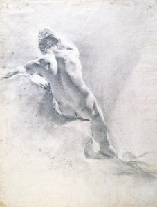Studie eines männlichen Aktes, ca. 1715