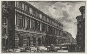 Ansicht des Palazzo Stopani (aus: Vedute di Roma) von Giovanni Battista Piranesi