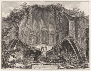 Überreste des Tempels des Gottes Canopus in der Villa Adriana in Tivoli von Giovanni Battista Piranesi