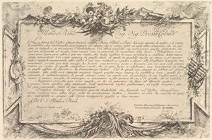 Widmung an Giovanni Bottari