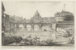 Engelsbrücke und Engelsburg in Rom
