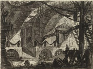 Aus der Serie Die imaginären Gefängnisse von Giovanni Battista Piranesi