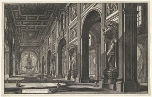 Innenansicht der Basilika St. Johannes im Lateran in Rom