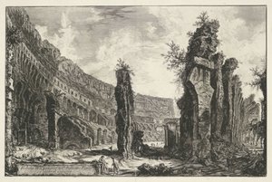 Innenansicht des Kolosseums in Rom
Ansichten von Rom
Vedute di Roma disegnate ed incise da Giambattista Piranesi architetto Veneziano