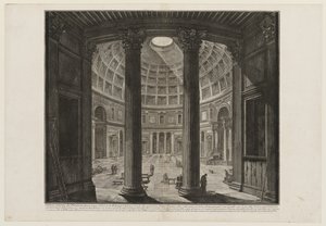 Innenansicht des Pantheon von Giovanni Battista Piranesi