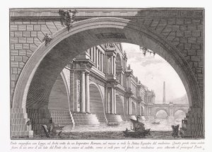 Prächtige Brücke mit Loggia