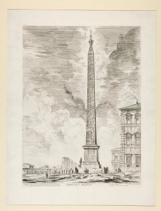 Ägyptischer Obelisk, aus Vedute di Roma von Giovanni Battista Piranesi