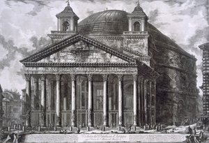 Pantheon von Agrippa, Rom (Gravur)