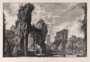 Rovine del Sisto, o sia della gran sala delle Terme Antoniniane, aus Vedute di Roma